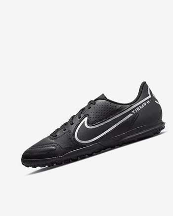 Zapatos De Fútbol Nike Tiempo Legend 9 Club TF Hombre Negras Gris Oscuro | CO5355