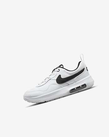 Zapatos Nike Air Max Motif Niña Blancas Blancas Negras | CO2924