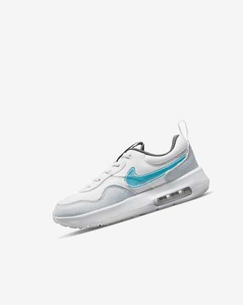Zapatos Nike Air Max Motif Niña Blancas Blancas Azules Gris | CO3176