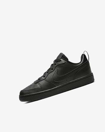 Zapatos Nike Court Borough Low 2 Niño Negras Negras Negras | CO4932