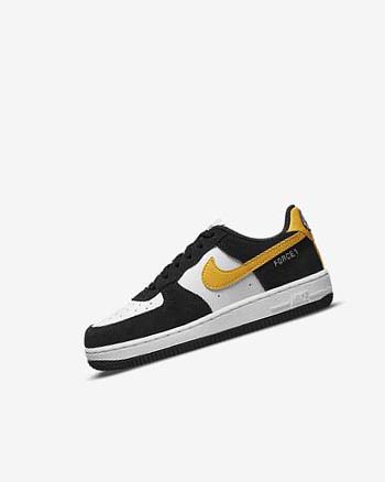 Zapatos Nike Force 1 LV8 Niño Negras Blancas Negras Verde Menta | CO2575