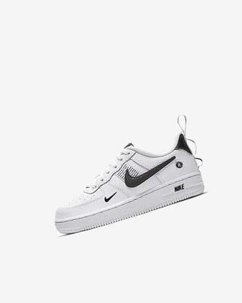 Zapatos Nike Force 1 LV8 Utility Niña Blancas Negras Amarillo Blancas | CO4561