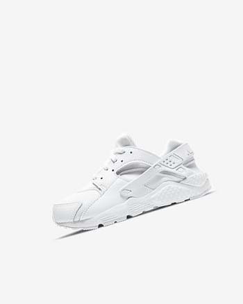 Zapatos Nike Huarache Run Niña Blancas Plateadas Blancas | CO4676