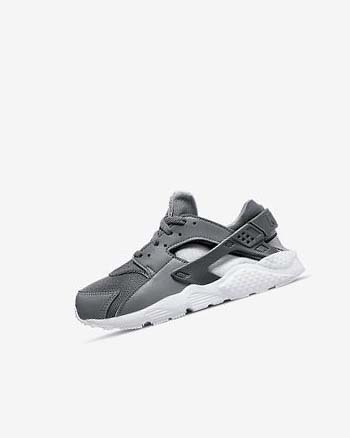 Zapatos Nike Huarache Run Niña Gris Gris Blancas Gris | CO5429