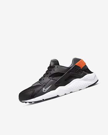 Zapatos Nike Huarache Run Niña Negras Naranjas Gris Blancas | CO2925