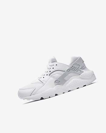 Zapatos Nike Huarache Run Niño Blancas Plateadas Blancas | CO3148