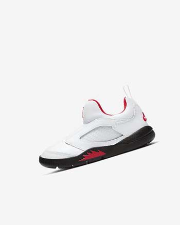 Zapatos Nike Jordan 5 Retro Little Flex Niño Blancas Negras Rojas | CO5066