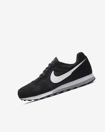 Zapatos Nike MD Runner 2 Niño Negras Gris Blancas | CO5187