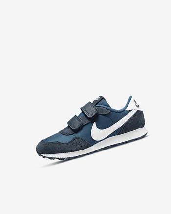 Zapatos Nike MD Valiant Niño Azul Marino Blancas | CO5136
