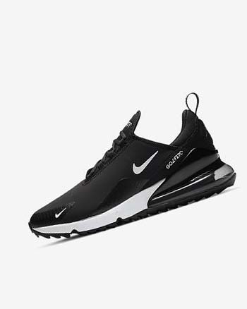 Zapatos de Golf Nike Air Max 270 G Mujer Negras Blancas | CO4524