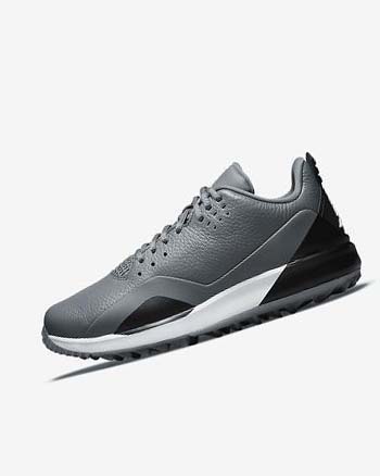 Zapatos de Golf Nike Jordan ADG 3 Hombre Gris Negras Blancas | CO5477