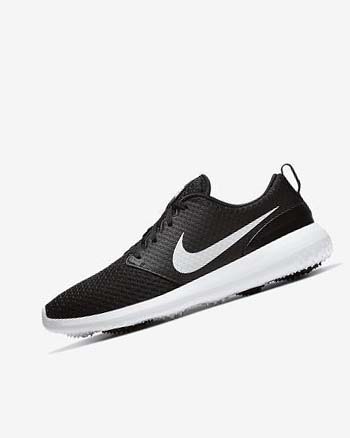 Zapatos de Golf Nike Roshe G Hombre Negras Blancas Metal Blancas | CO4668