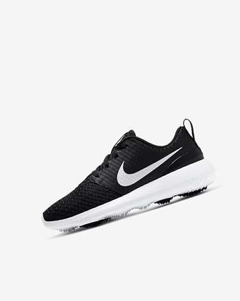 Zapatos de Golf Nike Roshe G Jr. Niña Negras Blancas Metal Blancas | CO1156