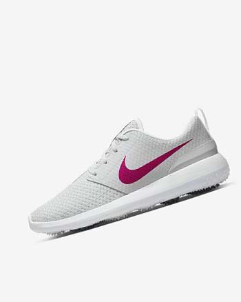 Zapatos de Golf Nike Roshe G Mujer Blancas Negras Rosas | CO3113