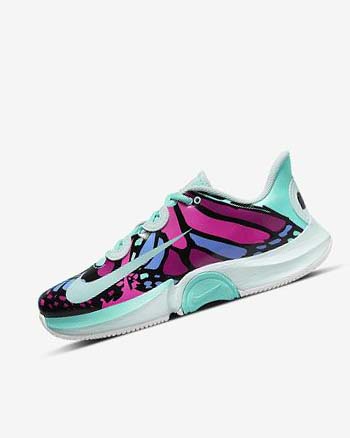 Zapatos de Tenis Nike Court Air Zoom GP Turbo Naomi Osaka Mujer Turquesa Negras Fucsia Turquesa | CO2768