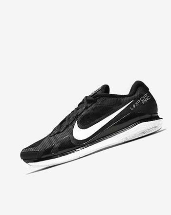 Zapatos de Tenis Nike Court Air Zoom Vapor Pro Hombre Negras Blancas | CO2708