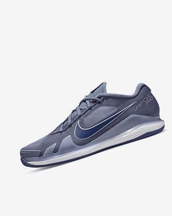 Zapatos de Tenis Nike Court Air Zoom Vapor Pro Hombre Blancas Azul Marino | CO3234