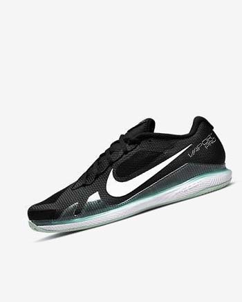 Zapatos de Tenis Nike Court Air Zoom Vapor Pro Hombre Negras Verde Menta Blancas | CO4612
