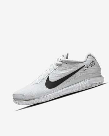 Zapatos de Tenis Nike Court Air Zoom Vapor Pro Hombre Blancas Negras | CO4727