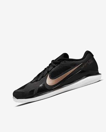 Zapatos de Tenis Nike Court Air Zoom Vapor Pro Mujer Negras Blancas Metal Rojas Marrones | CO5317