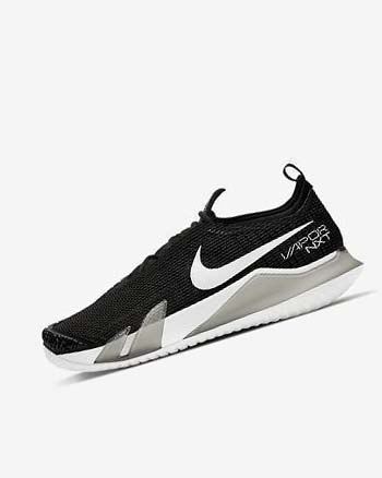 Zapatos de Tenis Nike Court React Vapor NXT Hombre Negras Blancas | CO3003