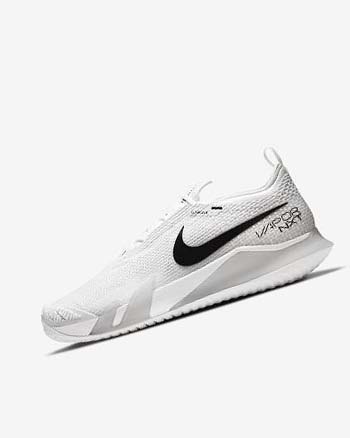 Zapatos de Tenis Nike Court React Vapor NXT Hombre Blancas Gris Negras | CO3164