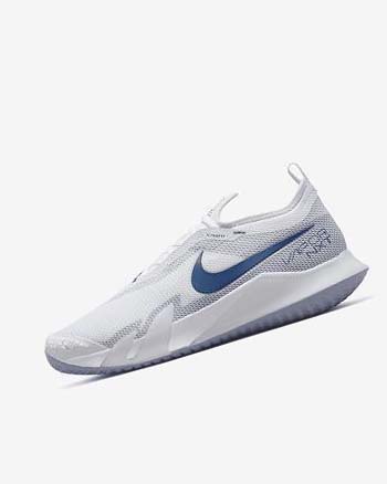 Zapatos de Tenis Nike Court React Vapor NXT Hombre Blancas Azul Marino | CO4766