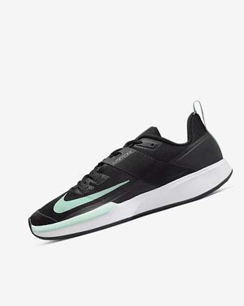 Zapatos de Tenis Nike Court Vapor Lite Hombre Negras Gris Oscuro Blancas Verde Menta | CO4632