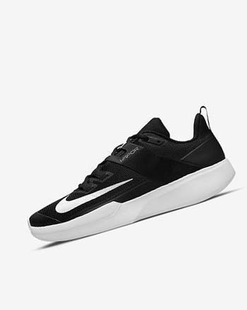 Zapatos de Tenis Nike Court Vapor Lite Hombre Negras Blancas | CO5038