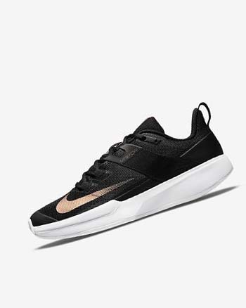 Zapatos de Tenis Nike Court Vapor Lite Mujer Negras Blancas Metal Rojas Marrones | CO2257