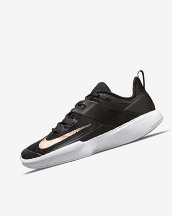 Zapatos de Tenis Nike Court Vapor Lite Mujer Negras Blancas Metal Rojas Marrones | CO5241