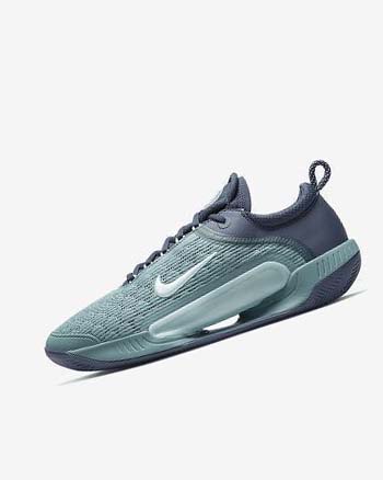 Zapatos de Tenis Nike Court Zoom NXT Hombre Obsidian Verde Menta | CO2239