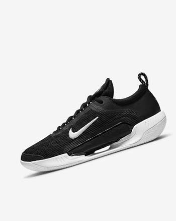 Zapatos de Tenis Nike Court Zoom NXT Hombre Negras Blancas | CO5030