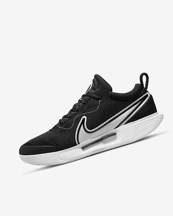 Zapatos de Tenis Nike Court Zoom Pro Hombre Negras Blancas | CO2433